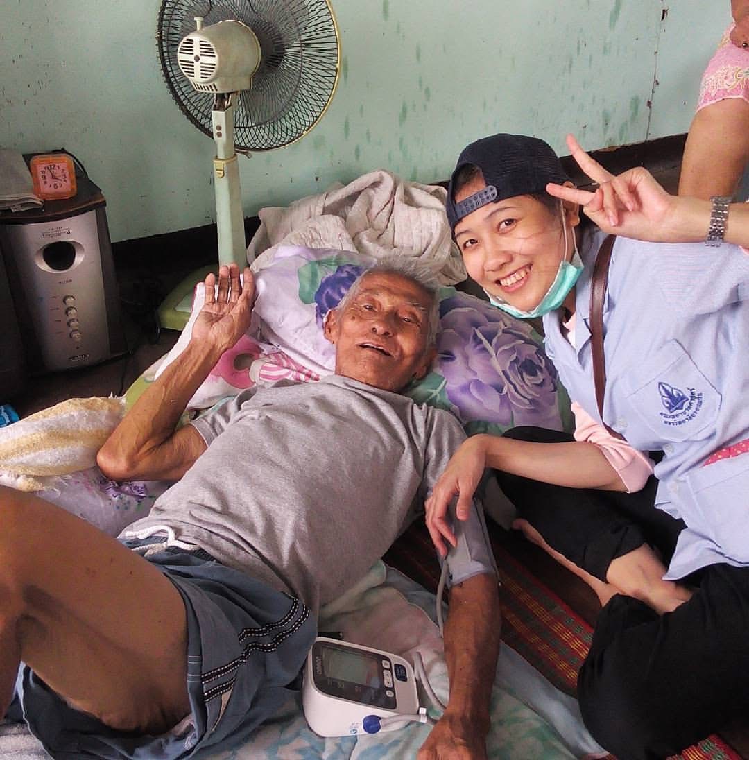 Home visit blood pressure check